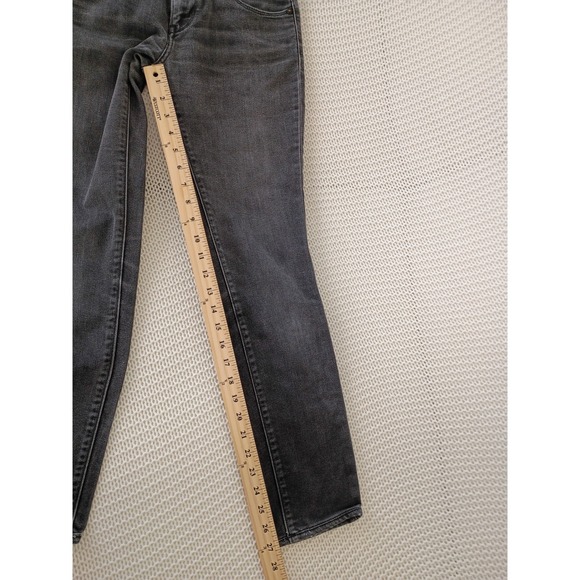Levi's Demi Curve Skinny Jeans Faded Black Y2K Low Rise Denim 25 - Picture 10 of 12